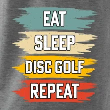 Disc Golf eat sleep barevné Disc Golf eat sleep barevné