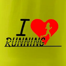 I love running dievča