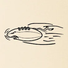 Americký futbal letiaca lopta