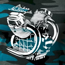 Biker Motorcycle motor