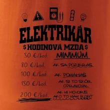 Hodinová mzda elektrikár