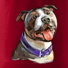 Americký stafordšírsky teriér kreslený