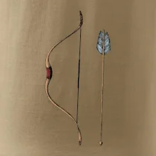 Lúk a šíp kresba Lúk a šíp kresba