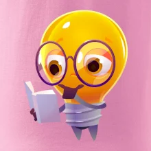 Žiarovka premýšľa nad knihou