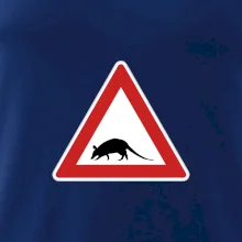 Dopravná značka - krysa Dopravná značka - krysa