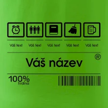 Čárový kód - Vlastní text