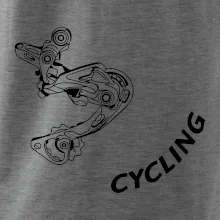 Cycling nápis šikmo