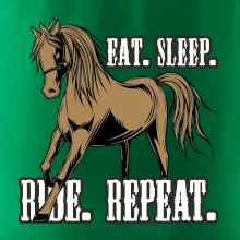 Eat Sleep Ride Repeat Western
