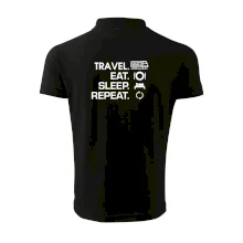 Eat sleep travel - Van