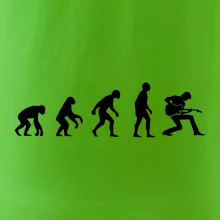 Evolúcia gitarista - kľačiaci