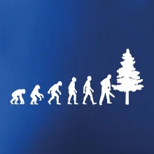 Evolúcia drevorubač - píla a strom