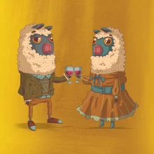 Alpaky s vínom pár