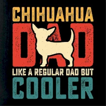 Chihuahua dad like a regular dad Chihuahua dad like a regular dad