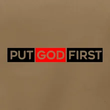 Put God first obdĺžnik