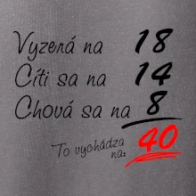 Vyzerá, cíti sa, chová sa - 40 rokov Vyzerá, cíti sa, chová sa - 40 rokov