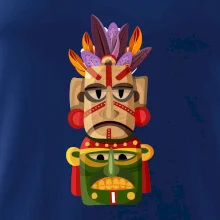 Mayová maska s perím Mayová maska s perím