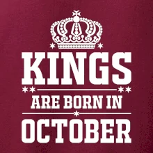 Kings are born in October