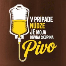 V prípade núdze je moja krvná skupina pivo