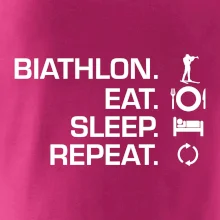 Biathlon Eat Sleep Repeat