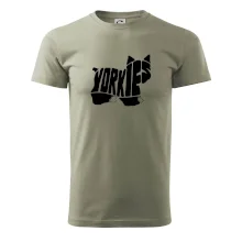 Yorkšírský teriér - Yorkie - Nápis v tele