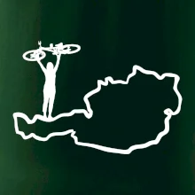 Cyklistka - Mapa Rakúska