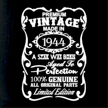 Vintage Etiketa - 1944