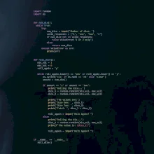Python Generátor hodu kockou