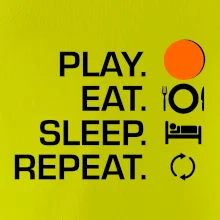 Hokejbal - Play eat sleep repeat