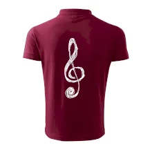 Husľový kľúč kreslený