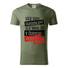 Síce som farboslepý, ale viem, že v červenej vyzerám dobre Síce som farboslepý, ale viem, že v červenej vyzerám dobre