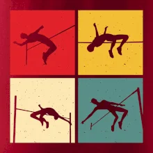 Skok do výšky vintage