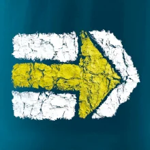 Párová turistická značka žlutá