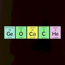 Geocache - periodická tabuľka