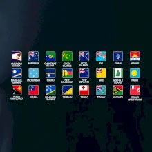 Vlajky štátov - Oceánia Vlajky štátov - Oceánia