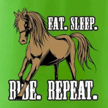 Eat Sleep Ride Repeat Western