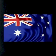 Austrália vlajka vlajúca obdĺžnik