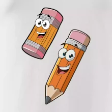 Parové tričko - Ceruzka a guma