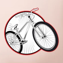 Downhill koleso v kruhu