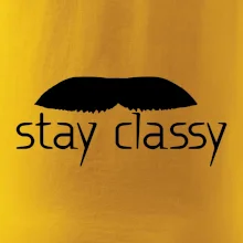 Stay Classy - mustache