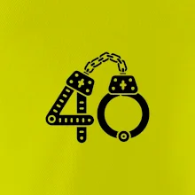 Narodeninové tričko pre policajta - putá 40