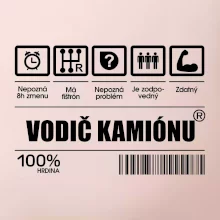 Čiarový kód - Vodič kamiónu