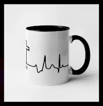 Jesus Saved My Life kríž ekg Jesus Saved My Life kríž ekg