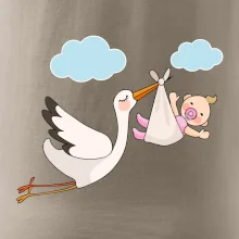 Bocian čakáme bábätko - dievča