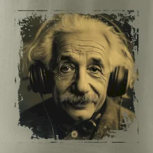 Albert Einstein so slúchadlami