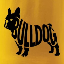 Bulldog nápis v tele