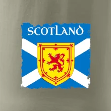 Škótska vlajka s erbom leva