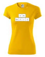 Vlastný nápis - periodická tabuľka