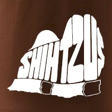 Shih-tzu - nápis v tele