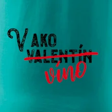 V ako Valentín víno