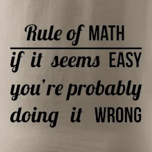 Rule of math